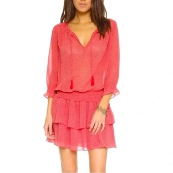 Scotch & Soda Dresses & Skirts - Scotch & Soda Tres Jolie Red Patterned Mini Dress